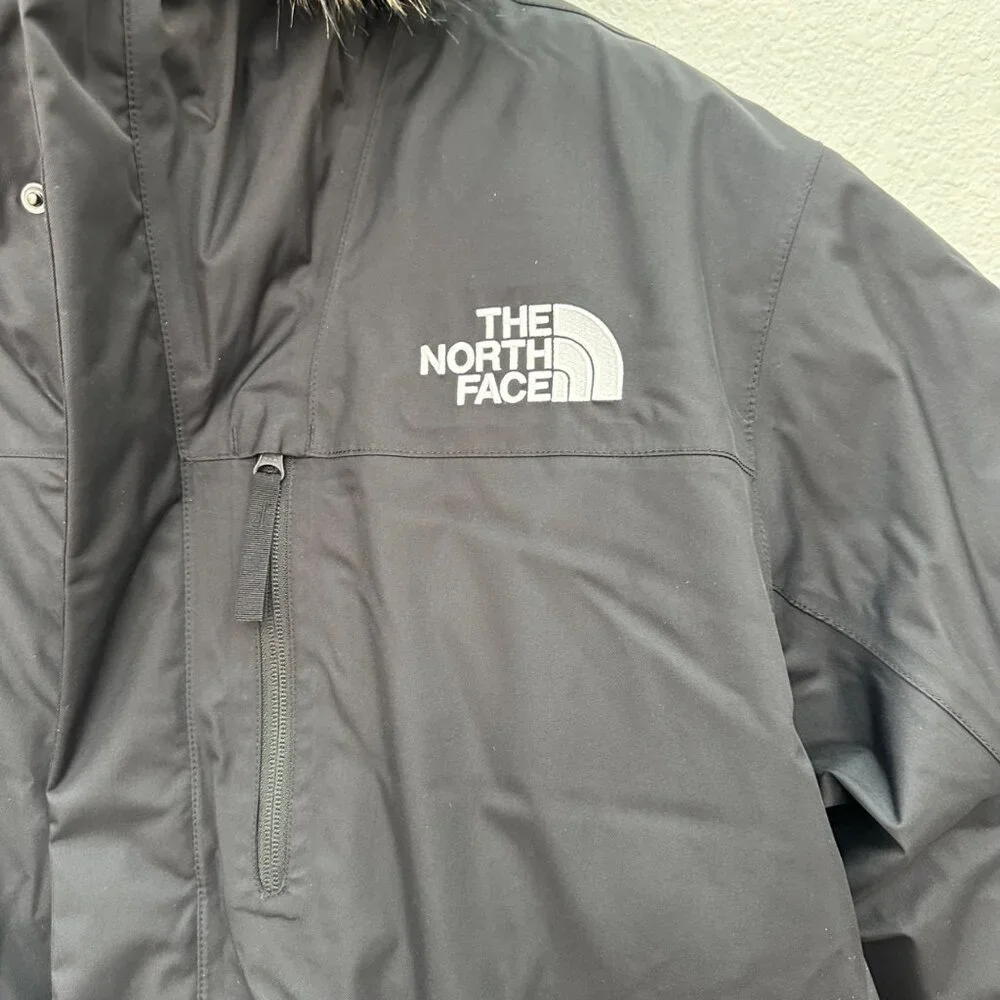 The North Face Bedford Black Down Parka Winter Hooded Jacket Coat Mens XXL NEW